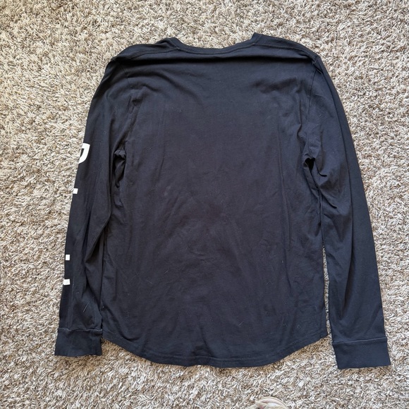 Polaroid Hollister Mens Black Long Sleeve Shirt Size M - Picture 5 of 5